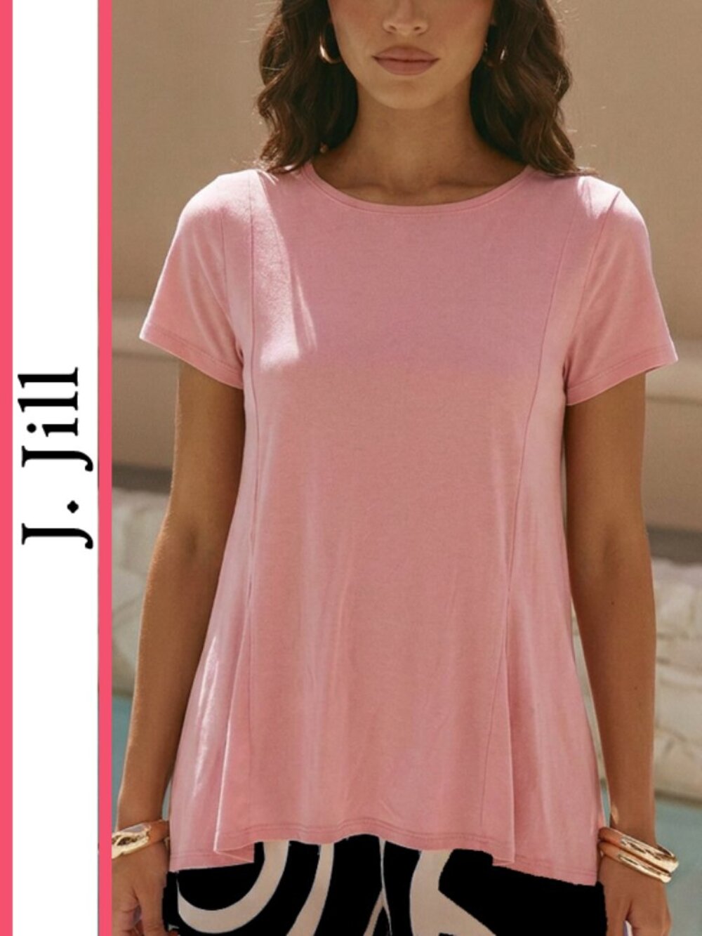J. Jill | Cotton/Modal Scoop Neck Tee Top
